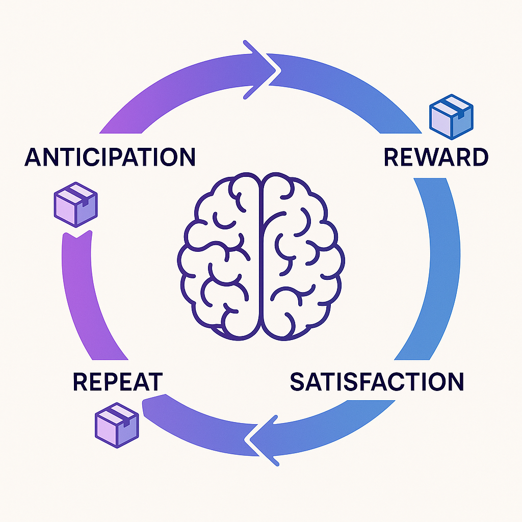 Dopamine cycle diagram